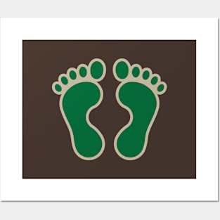 Jolly Green Feet Posters and Art